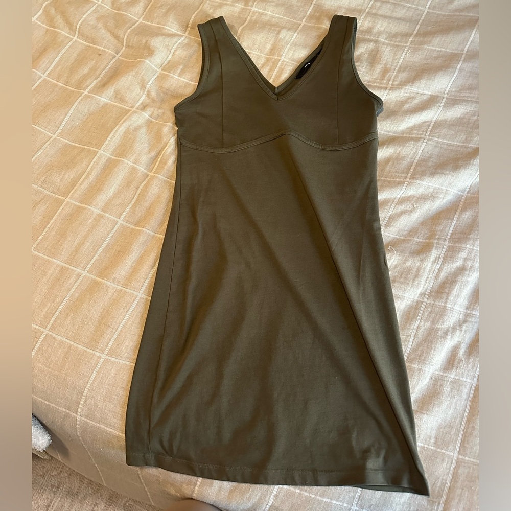 Vero Moda Nordstorm Olive Green Sleeveless Knit Mini Dress